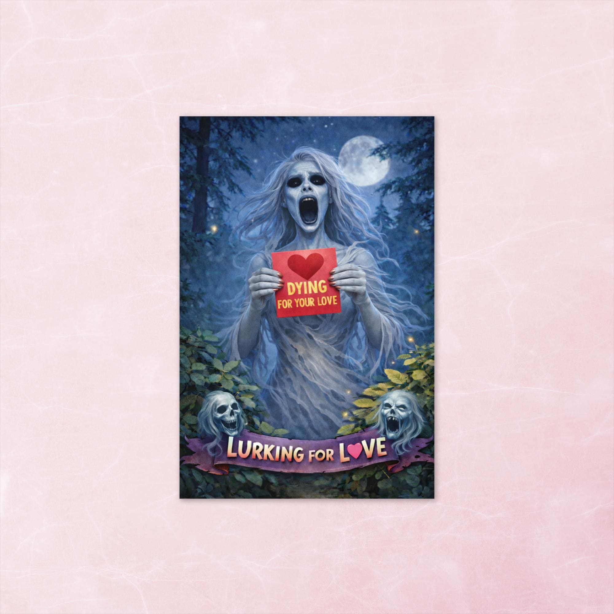 Banshee Lurking for Love Valentine's Day Card - Image 2